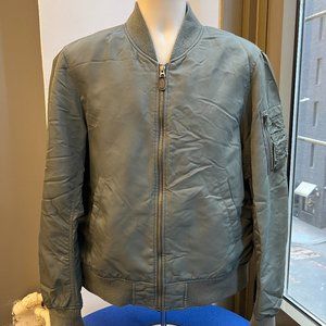 Olive Green Men's MA-1 Blouson (Bomber) Jacket